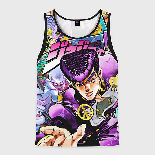 Мужская майка без рукавов JoJos Bizarre Adventure: Josuke / 3D-Черный – фото 1
