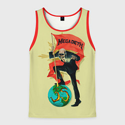 Мужская майка без рукавов Megadeth world