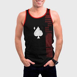 Майка-безрукавка мужская DESTINY 2 CAYDE 6 КЕЙД 6, цвет: 3D-красный — фото 2