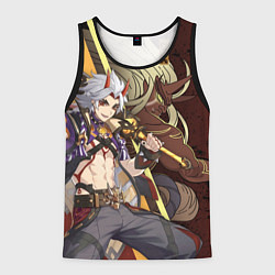 Майка-безрукавка мужская ДЕМОН АРАТАКИ ИТТО, цвет: 3D-черный