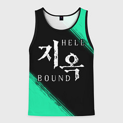 Майка-безрукавка мужская HELLBOUND - Краска, цвет: 3D-черный