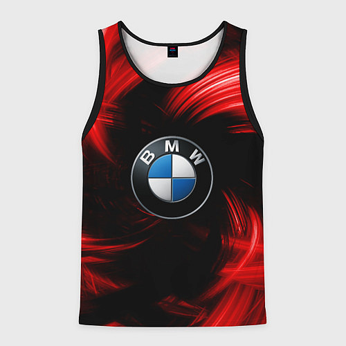 Мужская майка без рукавов BMW RED BEAST / 3D-Черный – фото 1