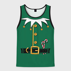 Мужская майка без рукавов Christmas Elf Outfit