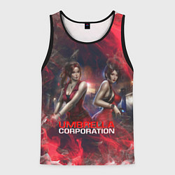 Майка-безрукавка мужская UMBRELLA CORP АМБРЕЛЛА КОРП RESIDENT EVIL, цвет: 3D-черный