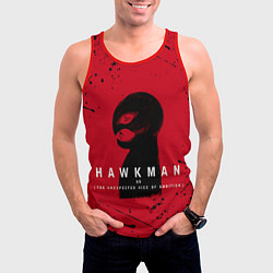 Майка-безрукавка мужская HAWKMAN BERSERK, цвет: 3D-красный — фото 2