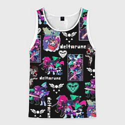 Мужская майка без рукавов DELTARUNE PATTERN ART ГЕРОИ ДЕЛЬТАРУН