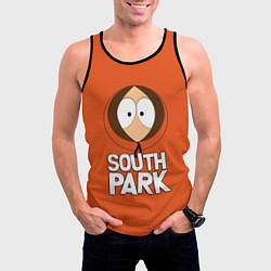 Майка-безрукавка мужская Южный парк Кенни South Park, цвет: 3D-черный — фото 2
