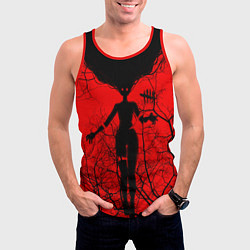 Майка-безрукавка мужская Dead by Daylight дух, цвет: 3D-красный — фото 2