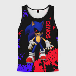 Мужская майка без рукавов Соник екзе Sonic exe