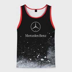 Майка-безрукавка мужская Mercedes-Benz распылитель, цвет: 3D-красный