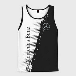 Майка-безрукавка мужская Mercedes-Benz - Sport, цвет: 3D-черный