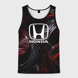 Майка-безрукавка мужская Honda разводы, цвет: 3D-черный