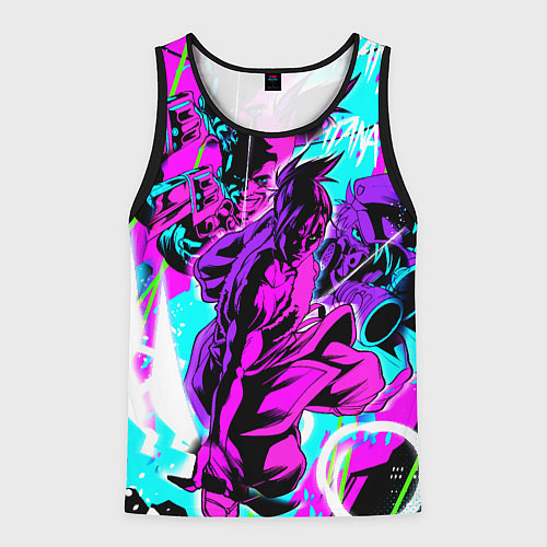 Мужская майка без рукавов Katana Zero Файтинг Катана Зеро Игра / 3D-Черный – фото 1