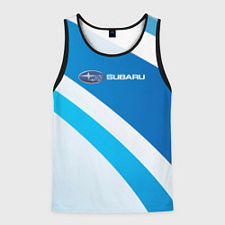 Мужская майка без рукавов Subaru Logo спорт