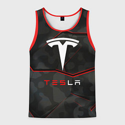 Мужская майка без рукавов Tesla Sport Logo