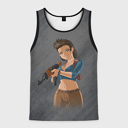 Мужская майка без рукавов Nathan Drake girl from Uncharted by sexygirlsdraw