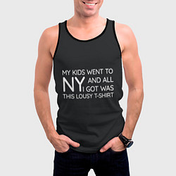 Майка-безрукавка мужская New York T-Shirt, цвет: 3D-черный — фото 2