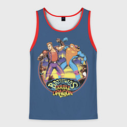 Майка-безрукавка мужская Battletoads and Double Dragon, цвет: 3D-красный