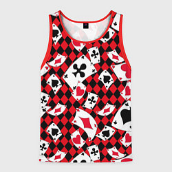 Мужская майка без рукавов Карты масти