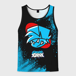 Мужская майка без рукавов ФРАЙДЕЙ НАЙТ ФАНКИН - ПАРЕНЬ - Краска