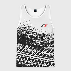 Майка-безрукавка мужская F1 Формула 1 Mini Logo, цвет: 3D-белый