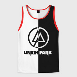 Мужская майка без рукавов Linkin Park ЧБ