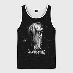 Мужская майка без рукавов GHOSTEMANE Rap Гостмейн ЧБ Logo