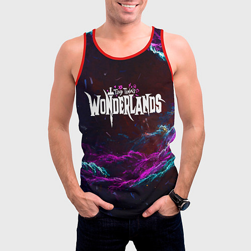 Мужская майка без рукавов Tiny Tinas Wonderlands, logo / 3D-Красный – фото 3