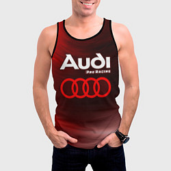 Майка-безрукавка мужская AUDI Pro Racing Звезды, цвет: 3D-черный — фото 2