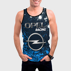 Майка-безрукавка мужская OPEL Racing Краска, цвет: 3D-черный — фото 2