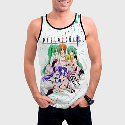 Майка-безрукавка мужская Когда плачут цикады: Карма, персонажи, цвет: 3D-черный — фото 2