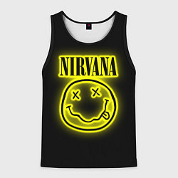 Мужская майка без рукавов NIRVANA неон