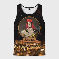 Майка-безрукавка мужская Elden Ring Radagon Радагон, цвет: 3D-черный