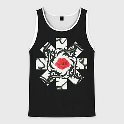 Мужская майка без рукавов RHCP Logo Red Rose