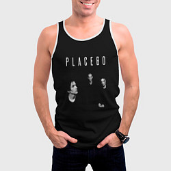 Майка-безрукавка мужская Троица Плацебо, цвет: 3D-белый — фото 2