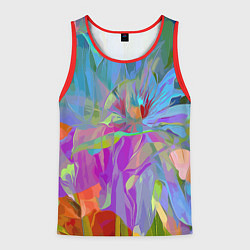 Мужская майка без рукавов Abstract color pattern Summer 2022