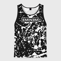 Майка-безрукавка мужская Eminem Эминема, цвет: 3D-черный