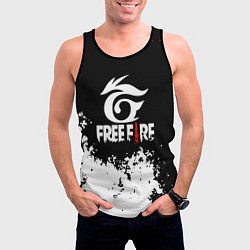 Майка-безрукавка мужская GARENA FREE FIRE, цвет: 3D-черный — фото 2