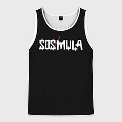 Майка-безрукавка мужская SosMula City Morgue - SosMula Type B, цвет: 3D-белый
