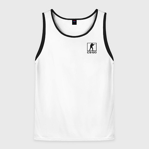 Мужская майка без рукавов CS:GO - Defuse Angel Graffiti / 3D-Черный – фото 1