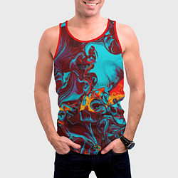 Майка-безрукавка мужская Каляка-маляка, цвет: 3D-красный — фото 2