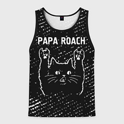 Мужская майка без рукавов Papa Roach Rock Cat