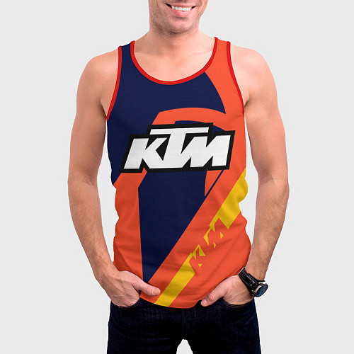 Мужская майка без рукавов KTM VINTAGE SPORTWEAR / 3D-Красный – фото 3