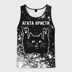 Майка-безрукавка мужская Агата Кристи Rock Cat FS, цвет: 3D-черный