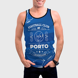 Майка-безрукавка мужская Porto - Football Club Number 1, цвет: 3D-черный — фото 2