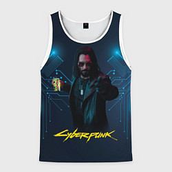Мужская майка без рукавов Johnny Cyberpunk2077