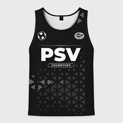 Майка-безрукавка мужская PSV Champions Uniform, цвет: 3D-черный
