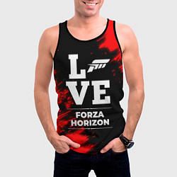 Майка-безрукавка мужская Forza Horizon Love Классика, цвет: 3D-черный — фото 2