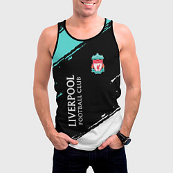 Майка-безрукавка мужская Liverpool footba lclub, цвет: 3D-черный — фото 2