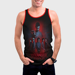 Майка-безрукавка мужская ОЧЕНЬ СТРАННЫЕ ДЕЛА ST STRANGER THINGS, цвет: 3D-красный — фото 2